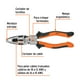 thumbnail image 2 of Pinza multiuso 8' electricista, comfort grip, Truper Expert, 2 of 4