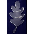 thumbnail image 1 of Oak Leaf Template 8"H X 4.5"W - Clear 1/4" Thick Acrylic-, 1 of 2
