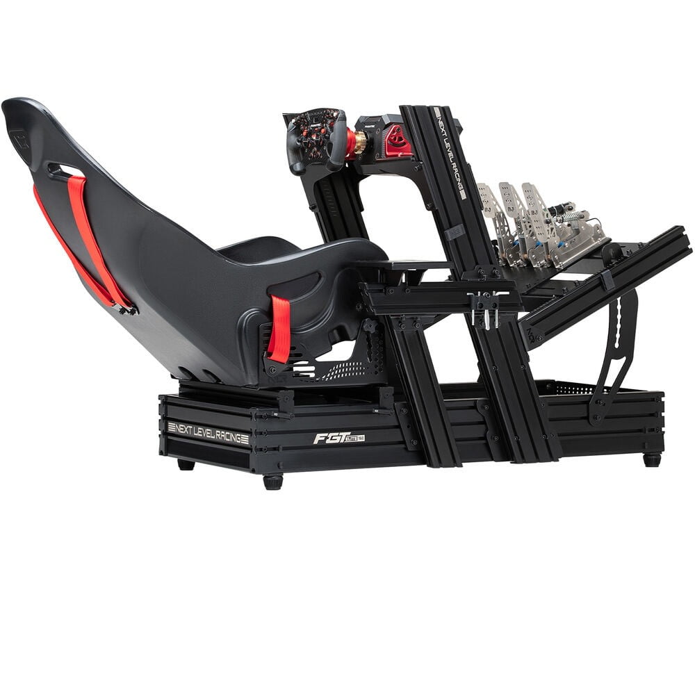 Next Level Racing F GT Elite Direct Mount Overhead Monitor Add 並行輸入品 F-GT Elite Lite Wheelplate Edition - Next Level Racing