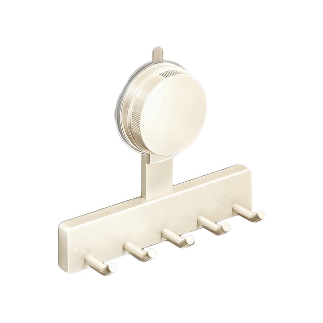 Suction Cup Hooks No Drill Strong Load Bearing Wall Mounted Towel Rack for Bathroom Kitchen Storage