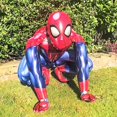 thumbnail image 4 of 1 juego de globos de aluminio 3D de Spiderman grandes, decoración para fiesta de cumpleaños de Supper Hero, suministros de decoración para espectáculos de bebés, regalos para niños, globos de aire, 4 of 5