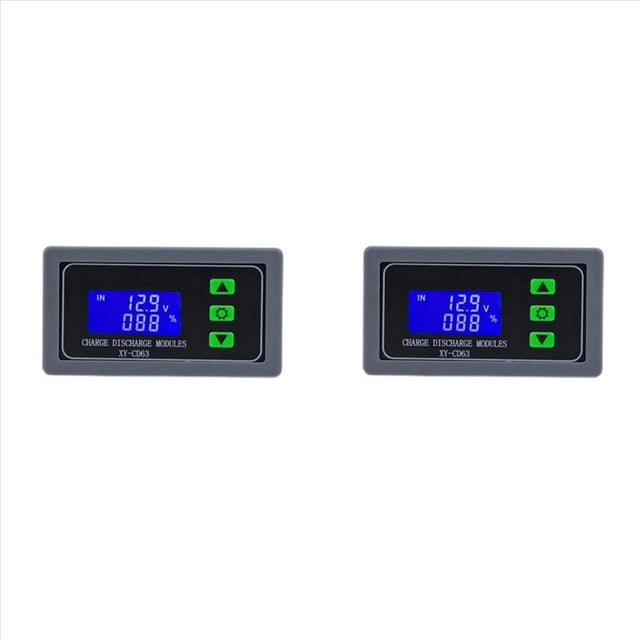 2X XY-CD63 CD63 30A MóDulo de Control de Carga de BateríA Apagado Total ProteccióN de Voltaje de CC Protector de AlimentacióN de Bajo Voltaje