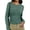 Bm-01 VG Bean Green, variant on Women Long Sleeve Shirts Slim Fit Tops Basic Tee 2025 Casual T-Shirt
