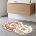 thumbnail image 4 of Flower Shaped Area Rug, Soft 3D Floral Non-Slip Floor Mat for Bedroom & Living Room, 4 of 6