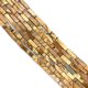 thumbnail image 1 of Nvzi 2 piezas de 4 * 13 mm, bloque de textura amarilla rectangular, cuentas dispersas, bloque de piedra cruda natural, accesorios de joyería, 1 of 4