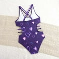 thumbnail image 4 of Soepste Girls' Swimwear Girls Swimsuit Size 8 Girls Swimsuit, Straps Cut Out One Piece Bathing Suit Girls' Swimwear, 4 of 7