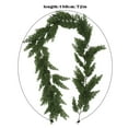 thumbnail image 3 of 72 Inch Cedar Christmas Garlands For Stairs Christmas Party Home Decorations Artificial Plants,Green, 3 of 9