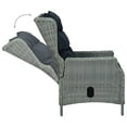 thumbnail image 5 of vidaXL 9 Piece Outdoor Dining Set with Cushions Poly Rattan Light Grey, 5 of 5