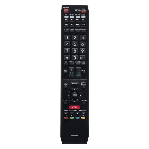 GB004WJSA Replaced Remote fit for Sharp AQUOS TV LC-60C7500U LC-80C6500U