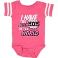 thumbnail image 3 of Inktastic I have The Best Mom in The World with Speech Bubble Girls Baby Bodysuit, 3 of 5