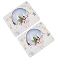 thumbnail image 2 of 2Pcs Coffee Bar Mat Kitchen Anti Slip Absorbent Mat for Countertops Coffee Machines 3.5mm Christmas Style 1 50x60CM, 2 of 16