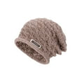 thumbnail image 2 of PureCasa Winter Soft Hat for Women Soft Knit Winter Warm Knitted Woolen Hat Cutout Lightweight Slouchy Crochet Beret Beanie Hat, 2 of 2