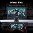 thumbnail image 2 of Portable 7'' wireless touchscreen display for universal in-car Apple Carplay, Android Auto with 1080P rear camera, GPS navigation, Siri/Google, FM, 2 of 12