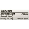thumbnail image 5 of (2 pack) Equate Bisacodyl USP Constipation Relief Gentle Laxative Tablets, 5 mg, 100 Count, 5 of 11