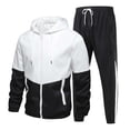 thumbnail image 3 of Blekii Men's Lightweight Tracksuit Set, Couples Matching Sportswear Two-Piece, Breathable Spring Fall Loungewear, Casual Gym Running Outfit, Comfortable Coordinated Set, Perfect, 3 of 4