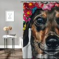 thumbnail image 2 of ARISTURING Flower Crown Shower Curtain for Bathroom Decoration Chic Modern Bathroom Decor 69x72, 2 of 7