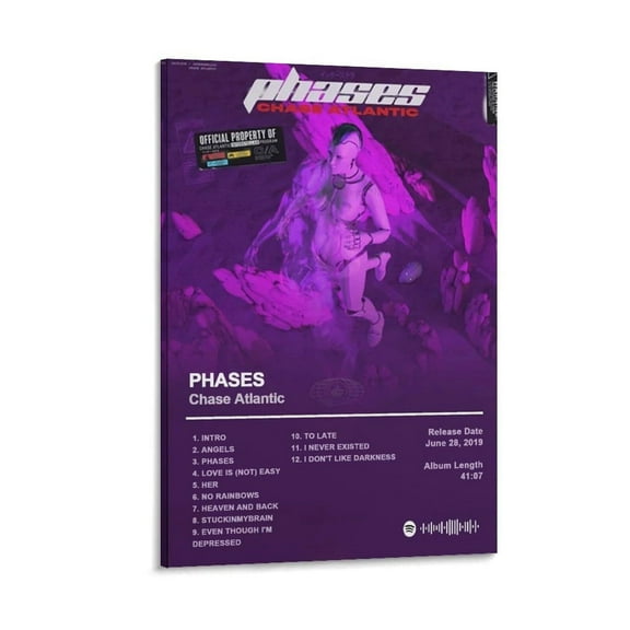 Chase Atlantic PHASES Canvas Poster Wall Decorative Art Painting Living Room Bedroom Decoration Gift