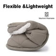 thumbnail image 4 of Women Slippers, Anti-Skid Rubber Sole Memory Foam Fluffy Slippers, 4 of 7