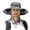 Dark Gray, variant on Mens Sun Hat Wind Outdoor Sun Hat with Solar Powered On Fan Hat