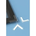 thumbnail image 6 of Safety Anti-Collision Corner Edge Protectors - Soft Right Angle Bumper Pads for Coffee Table TV Cabinet Desk, Self-Adhesive Non-Toxic, Ideal for HomeChild Proofing & Furniture Protection, White, 6 of 8