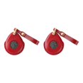 thumbnail image 2 of VONKY Clé Couverture PU Cuir Mignon Ajustement pour Copain Moto Rouge 2Set, 2 of 6