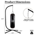 thumbnail image 4 of Hoffeorrad Heavy Duty Hammock Stand, Universal Steel Stand for Hanging Chairs, Sensory Swings & Egg Chairs, Supports 350 lbs, 4 of 7