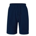 thumbnail image 1 of Plebaso Mens Casual Shorts Drawstring Loose Summer Shorts Solid Color Breathable Beach Vacation Shorts, 1 of 6