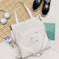 thumbnail image 3 of Mochila de lona Mochila escolar Mochila de viaje Bolsas de hombro para niñas adolescentes, 3 of 5