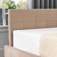 thumbnail image 6 of Full Size Storage Upholstered Tufted Bed Frame, Sofa Bed Frame with Comfortable Backrest and Armrests, Full Size Bed for Bedroom, Living Room,Velvet, BLACK(80.5''*59''*29.5''), 6 of 7