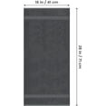 thumbnail image 3 of Utopia Towels 6 Pack Premium Hand Towels Set, 16 by 28 inches, 100% Ring Spun Cotton, Ultra Soft and Highly Absorbent 600GSM Towels for Bathroom, Gym, Shower, Hotel, and Spa, Grey, 3 of 8