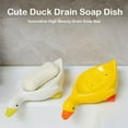thumbnail image 7 of Cute Duck Inspired Soap Box Bathroom Sink Storage Organizer With Eco-Friendly Material Water Drainage Design Moderate Size Fits All Kinds Of Soaps, 7 of 7