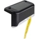 thumbnail image 4 of Les lumières solaires de pont 4pcs ont mené les lampes détape sans fil impermeables extérieures dip65 pour la barrière de sentier de jardin étapes de barrière - coquille noire + lumière, 4 of 5