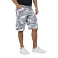 thumbnail image 5 of X RAY JEANS Men's Belted 12.5" Inseam Knee Length Cargo Shorts, White Camo, 50, 5 of 7