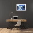 thumbnail image 3 of Villa, Mlli 32x23 White Modern Wood Framed Museum Art Print Titled - Blue Mountain, 3 of 4