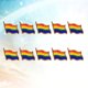 thumbnail image 1 of YSNOOWE 10Ud De Hierro Con Epoxi Para En Fiestas Y Reuniones Multicolor, 1 of 8