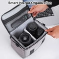 thumbnail image 5 of Spencer Camera Bag, Digital Camera Case, Camcorder Bag Padded Camera Equipment Bag Carrying Case Compatible for Canon, Nikon, Sony, Olympus, 5 of 10
