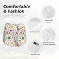 thumbnail image 6 of Picia Winter Christmas And New Year Deer Pattern Women's 2 in 1 Athletic Running Shorts High Waisted Workout Casual Gym Sweat Shorts with Comfy Liner Zipper Pockets-Medium, 6 of 9