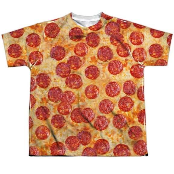 - Pizza - Youth Short Sleeve Shirt - Medium