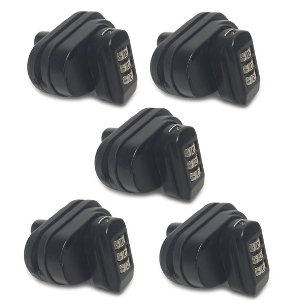 Set of 5 Combination Trigger Gun Locks Universal Firearms Pistol Rifle
