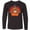 AB-Black, variant on Inktastic Thanksgiving Turkey with Pumpkin Long Sleeve Youth T-Shirt