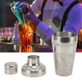 thumbnail image 4 of Shaker De Cócteles, 304 Acero Inoxidable Martini Shaker Professional Drink Shaker Para Barman, Margarita Mezcladora De, 4 of 7