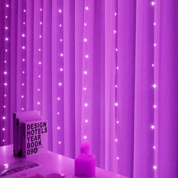 Curtain Lights for Bedroom, LED String Lights Hanging Fairy Lights for ...