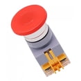 thumbnail image 4 of 1pc 22mm Tête d'Arrêt Bouton-Poussoir Réinitialiser Durable Rouge, 4 of 6