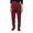 P549 Red, variant on Tfken Soft Pants For Women Comfortable Elastic Waist Daily Wear Wide Leg Fashion Pants Lightweight Loose Outdoor Winter Warm Ladies Trendy Clothes Black