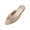 Khaki, variant on Women's Pointed Toe Backless Loafers Slip-on Comfortable Dressy Casual Office Business Flat Shoes for Working