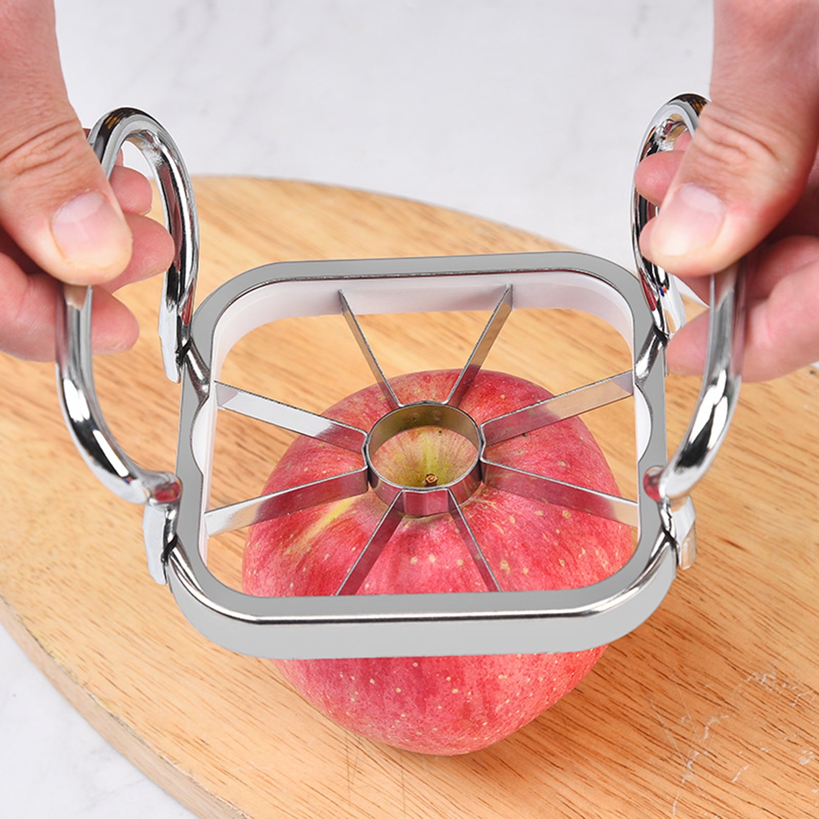 Apple Corer Slicerdividercutterwedger, Ergonomic Rubber Grip Handle