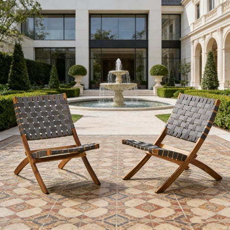 foldable chair set of 2 product