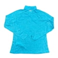 thumbnail image 2 of Under Armour Women's Tech Twist 1/2 Zip Long Sleeve Pullover Shirt (Neo Turquoise, XXL), 2 of 2