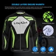 thumbnail image 3 of Graflsoa Windproof Winter Cycling Set with Thermal Fleece Lining & Reflective Strips, 3D Padded Pants for Comfort, EU Sizes XS-2XL, Polyester Fabric, Ideal for Long Rides & Cross-Country Races, 3 of 6