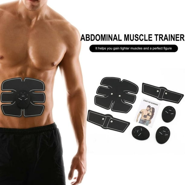 DOMAS Ab Belt Abdominal Muscle Toner- Abs Stimulator with 6 Modes  Electronic Abs Stimulating Belt EMS Muscle Toning Belt for Men Women  Training Device